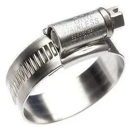 JCS Hi-Grip 304 Stainless worm drive clips