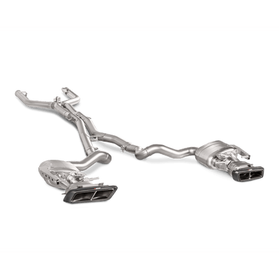 Mercedes AMG C63 Coupe (C205) | Akrapovic | Evolution Line System - For vehicles with Mercedes-AMG Performance exhaust System - For vehicles without Mercedes-AMG Performance exhaust System