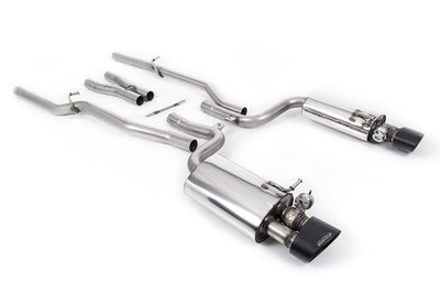 Milltek Non-Resonated Valved Cat-Back Exhaust Audi RS4 B7 *OPTIONS*