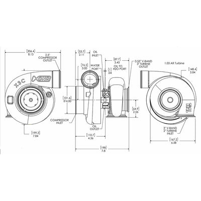 Xona Rotor X3C XR9564S | 500-1000 bhp | Performance Turbo